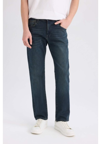 Sergio Regular Fit Normal Kalıp Normal Bel Boru Paça Jean Pantolon E5393AX25SP