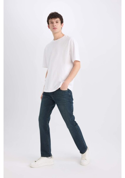 Sergio Regular Fit Normal Kalıp Normal Bel Boru Paça Jean Pantolon E5393AX25SP