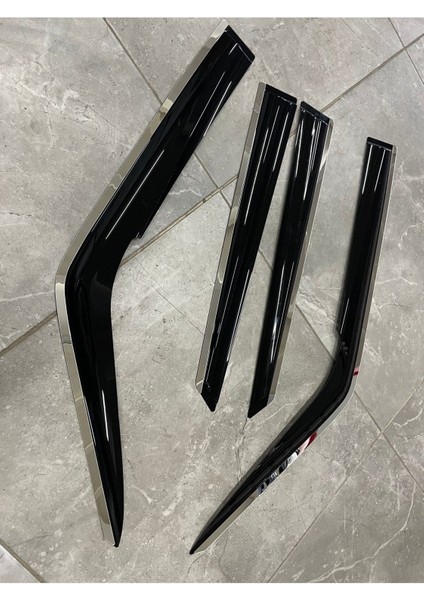 Peugeot 407 2004-2011 Arası Kromlu Cam Rüzgarlığı 4'lü fiyatları