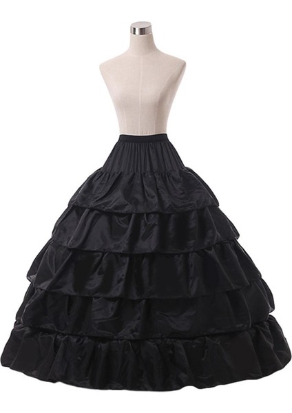 Düğün Jüpon, Halkalı Slip Jüpon Gelinlik Lastikli (Yurt Dışından)
