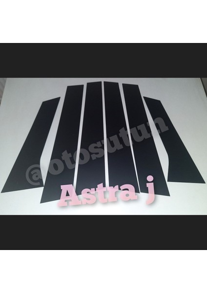 Opel Astra J Parlak Siyah(Pianoblack)Kapı Sütunu