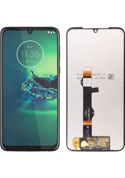 Motorola Moto G8 Plus LCD Ekran Dokunmatik Çıtasız Siyah Servis