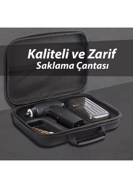 Sarjli Tornavida Seti 32 Parça Manyetik Uç 3.6V 1300MAH