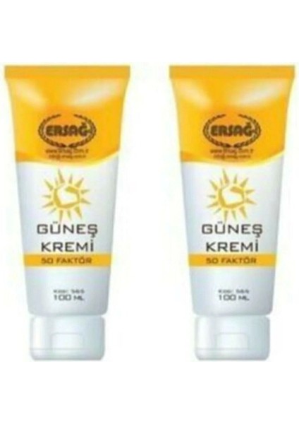 50 Faktör Güneş Kremi 2x100 Ml