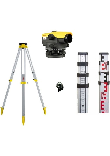 NA520 Optik Nivo Seti Tripod+5 M Mira (20X)