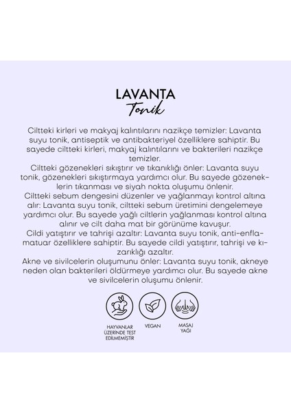 Lavanta Suyu Tonik (100 ml)