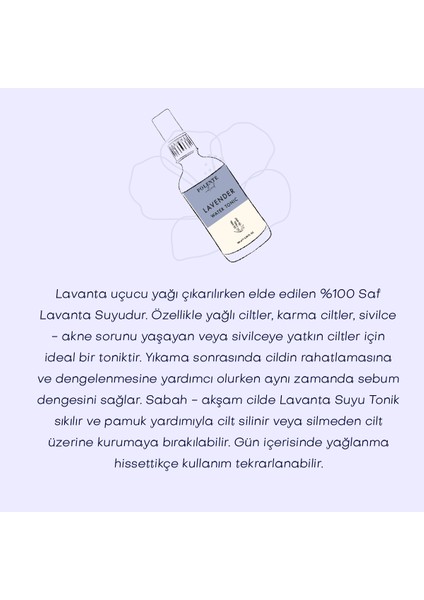 Lavanta Suyu Tonik (100 ml)