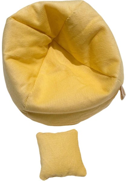 Modern 17CM Bebek Evi Sevimli Model Oyuncaklar Sarı (Yurt Dışından)