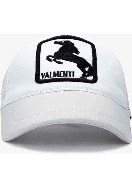 Capps Unisex Beyaz Spor Şapka 524 Horse-V Sapka Y24