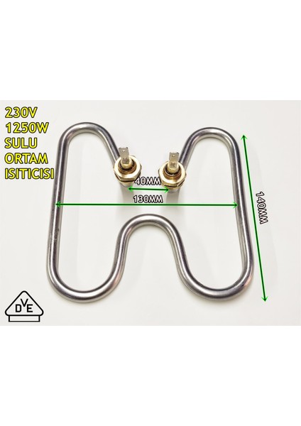 220V 1250W Semaver Isıtıcı Rezistansı