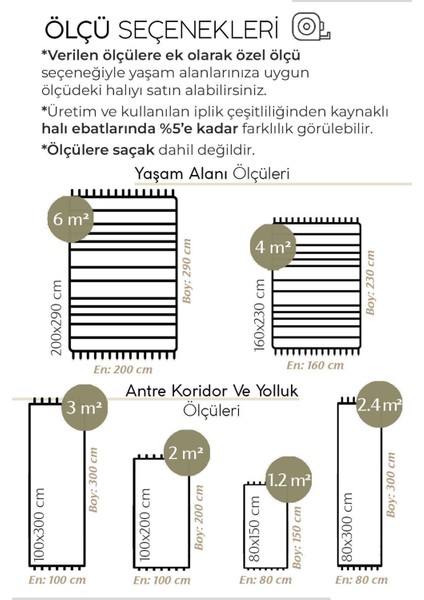 Elegant Serisi Dokuma Taban Kaydırmaz Salon-Yatak Odası Koridor Antre Mutfak Modern Halı modelleri