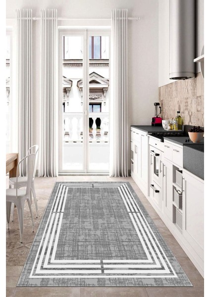 Dijital Baskı Kaymaz Tabanlı Yıkanabilir Salon Halısı Mutfak Halısı Koridor Halısı