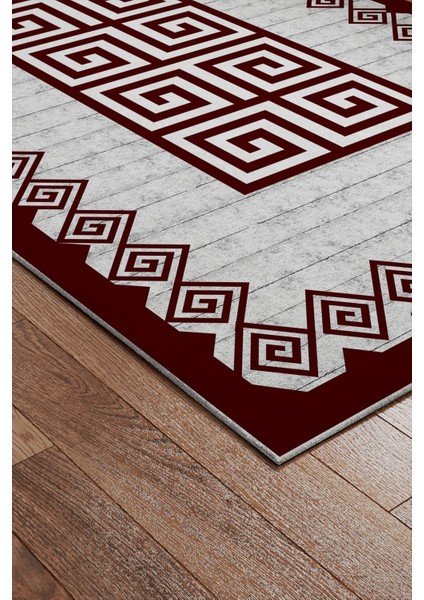 Kaymaz Taban, Makinada Yıkanabilir, Dijital Baskılı, Modern Halı