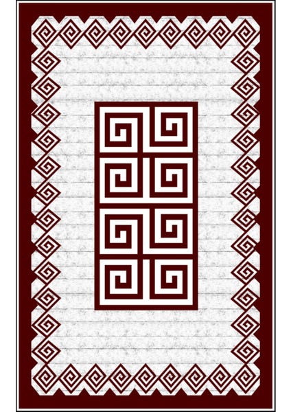Kaymaz Taban, Makinada Yıkanabilir, Dijital Baskılı, Modern Halı
