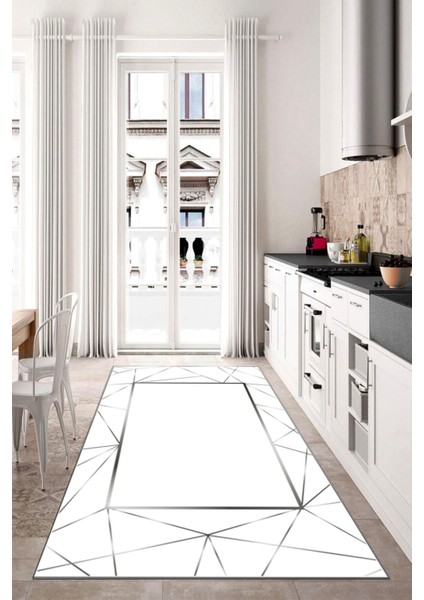 Dijital Baskı Kaymaz Tabanlı Yıkanabilir Salon Halısı Mutfak Halısı Koridor Halısı