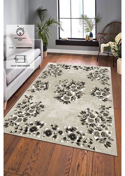 Dijital Baskı Kaymaz Tabanlı Yıkanabilir Salon Halısı Mutfak Halısı Koridor Halısı