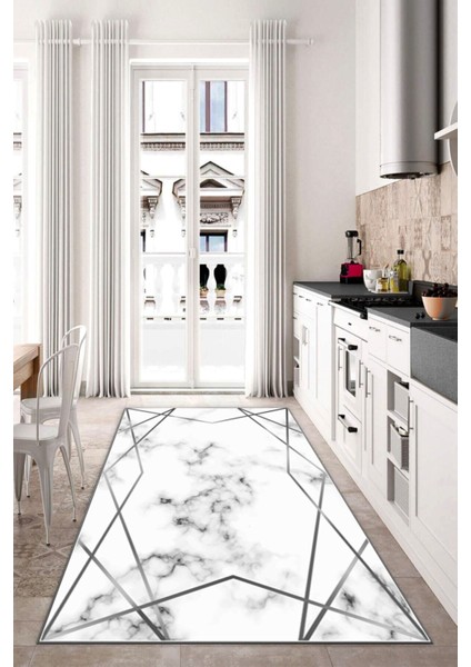 Dijital Baskı Kaymaz Tabanlı Yıkanabilir Salon Halısı Mutfak Halısı Koridor Halısı