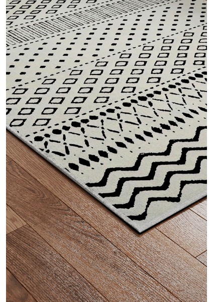 Kaymaz Deri Taban, Makinada Yıkanabilir, Dijital Baskılı, Modern Halı