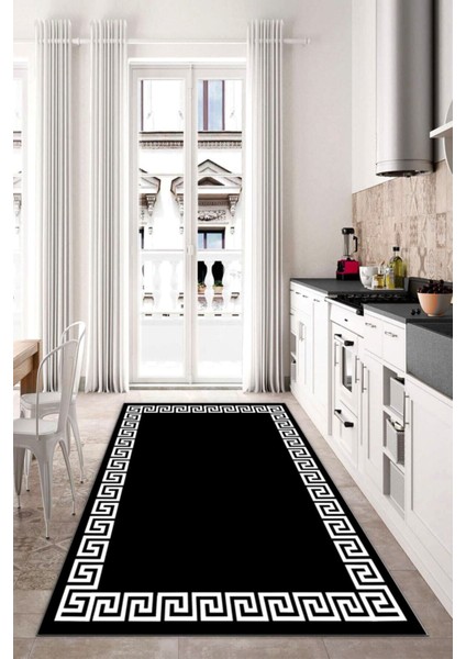 Dijital Baskı Kaymaz Tabanlı Yıkanabilir Salon Halısı Mutfak Halısı Koridor Halısı