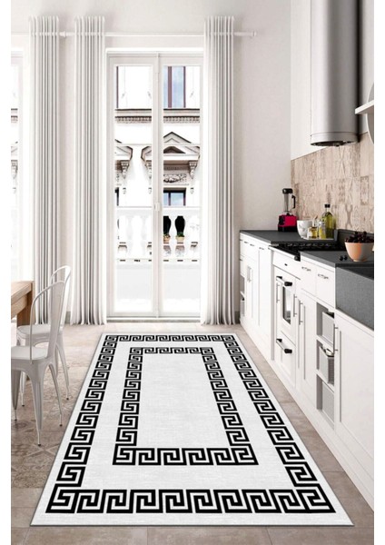 Dijital Baskı Kaymaz Tabanlı Yıkanabilir Salon Halısı Mutfak Halısı Koridor Halısı