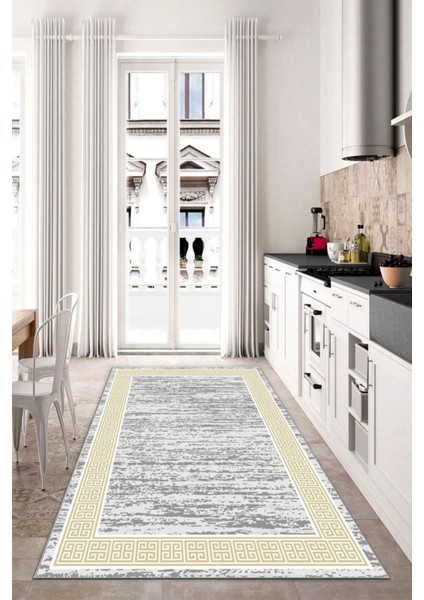 Dijital Baskı Kaymaz Tabanlı Yıkanabilir Salon Halısı Mutfak Halısı Koridor Halısı