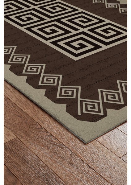 Kaymaz Taban, Makinada Yıkanabilir, Dijital Baskılı, Modern Halı