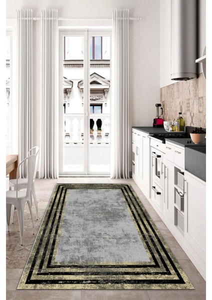 Dijital Baskı Kaymaz Tabanlı Yıkanabilir Salon Halısı Mutfak Halısı Koridor Halısı