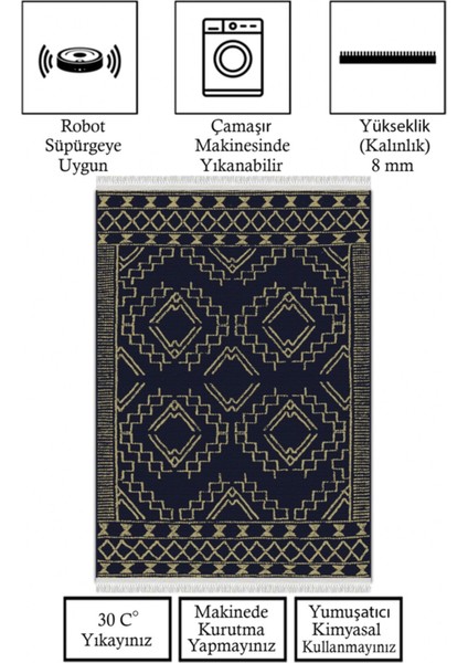 Kaymaz Taban, Makinada Yıkanabilir, Dijital Baskılı, Modern Halı fırsatları