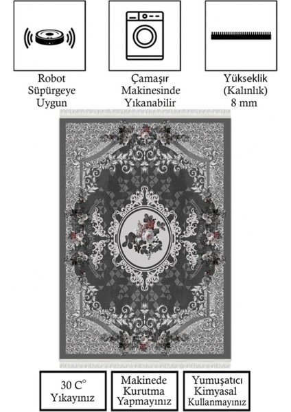 Dijital Baskı Kaymaz Tabanlı Yıkanabilir Salon Halısı Mutfak Halısı Koridor Halısı fırsatları