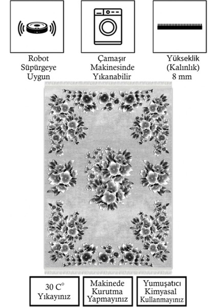 Dijital Baskı Kaymaz Tabanlı Yıkanabilir Salon Halısı Mutfak Halısı Koridor Halısı fırsatları