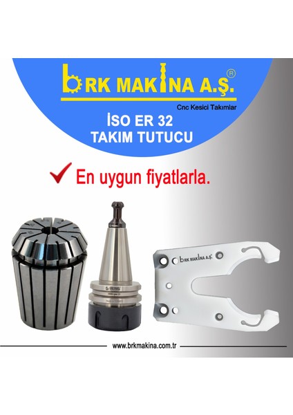 Iso ER32 Takım Tutucu & Pens & Çatal