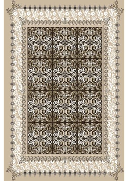 Kaymaz Taban, Makinada Yıkanabilir, Dijital Baskılı, Modern Halı