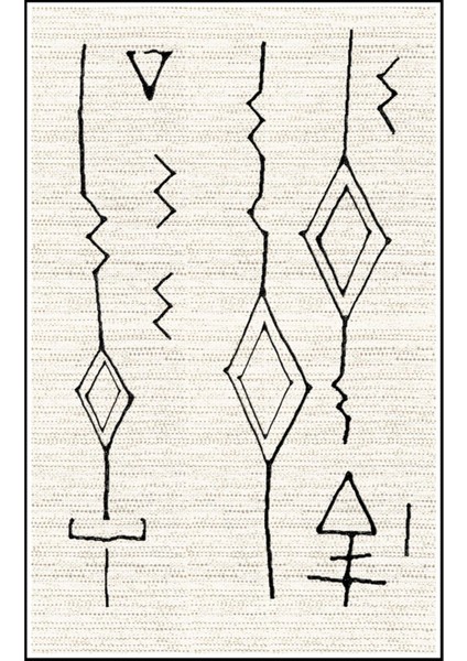 Kaymaz Taban, Makinada Yıkanabilir, Dijital Baskılı, Modern Halı