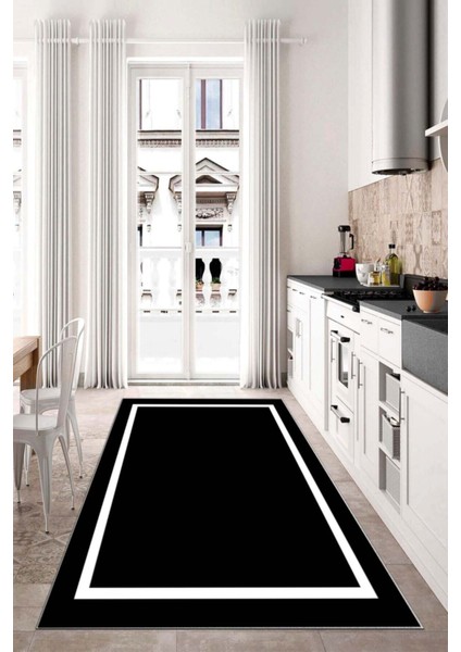 Dijital Baskı Kaymaz Tabanlı Yıkanabilir Salon Halısı Mutfak Halısı Koridor Halısı