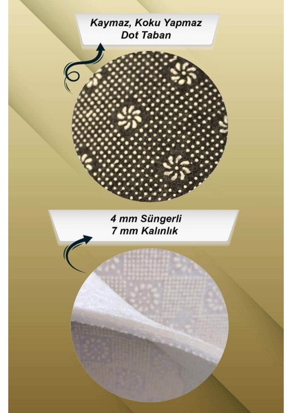 Dijital Baskı Kaymaz Tabanlı Yıkanabilir Salon Halısı Mutfak Halısı Koridor Halısı