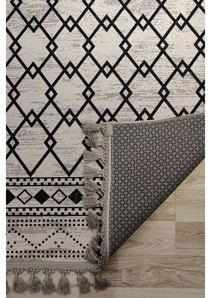 Iskender Elegant Desenli Saçaklı Salon Halısı Şönil Pamuk-Polyester Halı fiyatları