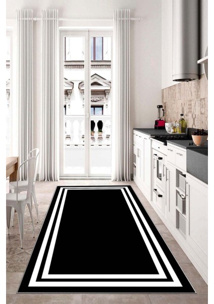 Dijital Baskı Kaymaz Tabanlı Yıkanabilir Salon Halısı Mutfak Halısı Koridor Halısı