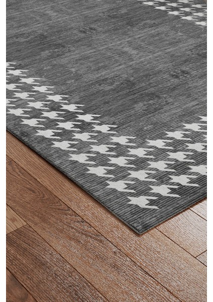 Kaymaz Taban, Makinada Yıkanabilir, Dijital Baskılı, Modern Halı