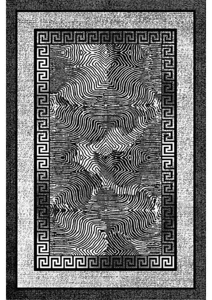 Kaymaz Taban, Makinada Yıkanabilir, Dijital Baskılı, Modern Halı