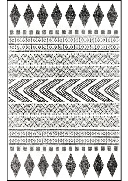 Kaymaz Taban, Makinada Yıkanabilir, Dijital Baskılı, Modern Halı