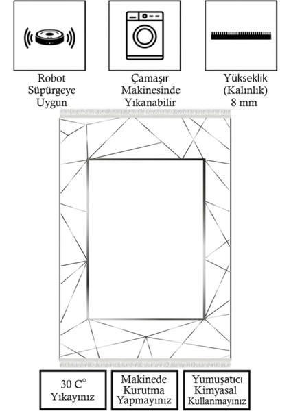 Dijital Baskı Kaymaz Tabanlı Yıkanabilir Salon Halısı Mutfak Halısı Koridor Halısı fırsatları