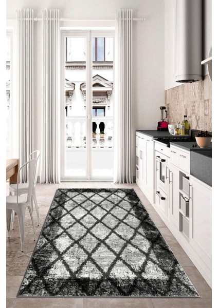 Dijital Baskı Kaymaz Tabanlı Yıkanabilir Salon Halısı Mutfak Halısı Koridor Halısı