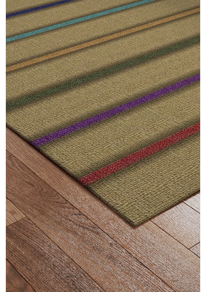 Kaymaz Taban, Makinada Yıkanabilir, Dijital Baskılı, Modern Halı