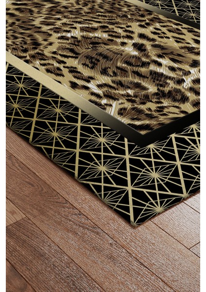 Kaymaz Taban, Makinada Yıkanabilir, Dijital Baskılı, Modern Halı
