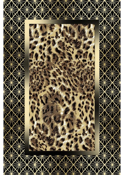Kaymaz Taban, Makinada Yıkanabilir, Dijital Baskılı, Modern Halı