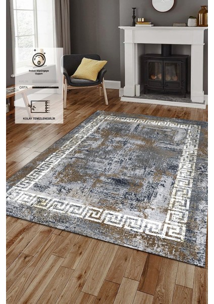 Dijital Baskı Kaymaz Tabanlı Yıkanabilir Salon Halısı Mutfak Halısı Koridor Halısı