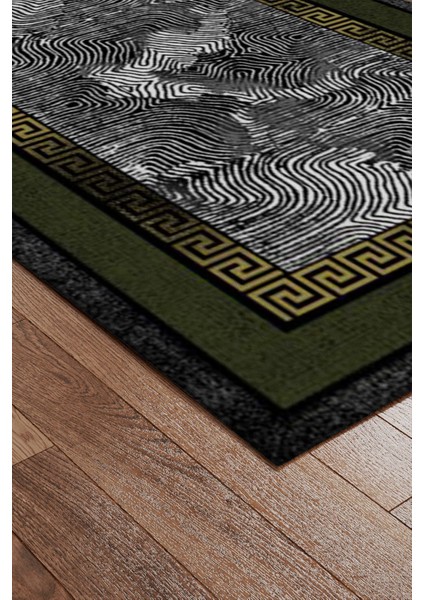 Kaymaz Taban, Makinada Yıkanabilir, Dijital Baskılı, Modern Halı