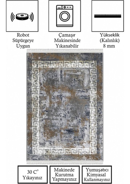 Dijital Baskı Kaymaz Tabanlı Yıkanabilir Salon Halısı Mutfak Halısı Koridor Halısı fırsatları