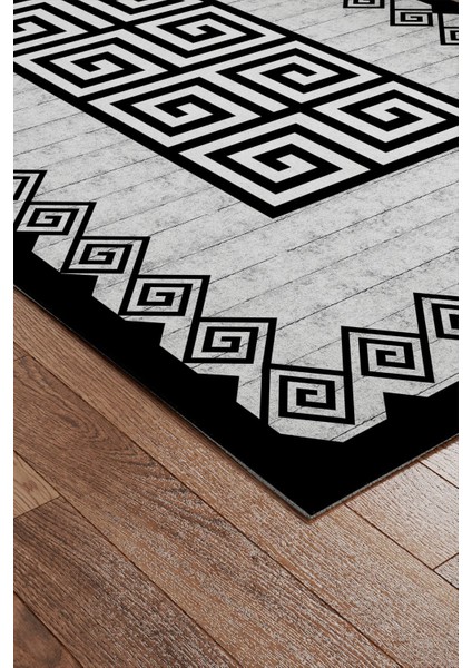 Kaymaz Taban, Makinada Yıkanabilir, Dijital Baskılı, Modern Halı