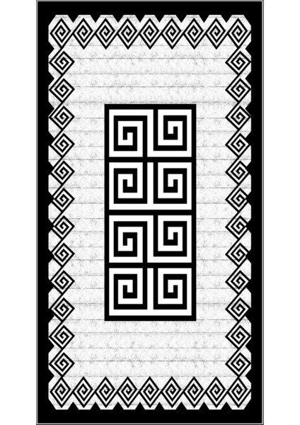 Kaymaz Taban, Makinada Yıkanabilir, Dijital Baskılı, Modern Halı